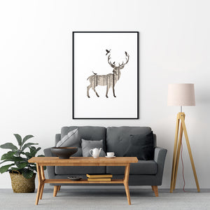 Forest stag Poster - Printers Mews