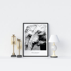 Elephants Poster - Printers Mews
