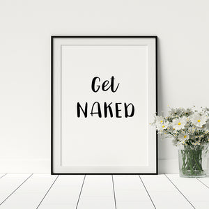Get Naked Poster - Printers Mews