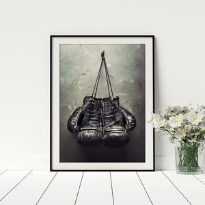 Boxing Gloves Poster - Printers Mews
