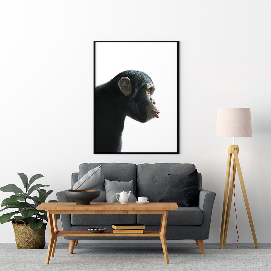 Chimp Poster - Printers Mews