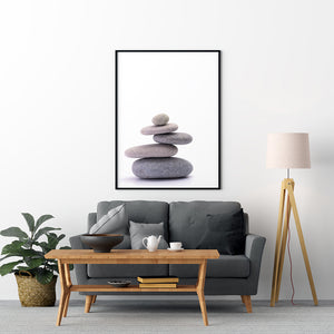 Stone Balance Rock Balancing Poster - Printers Mews
