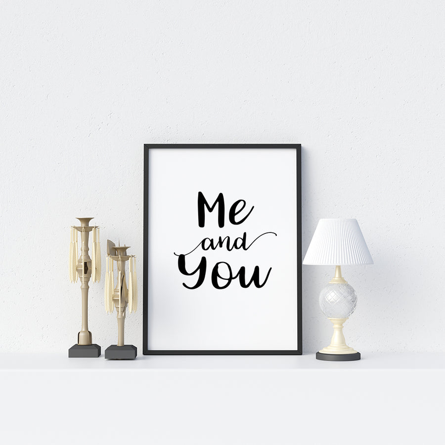 Me And You Poster - Printers Mews