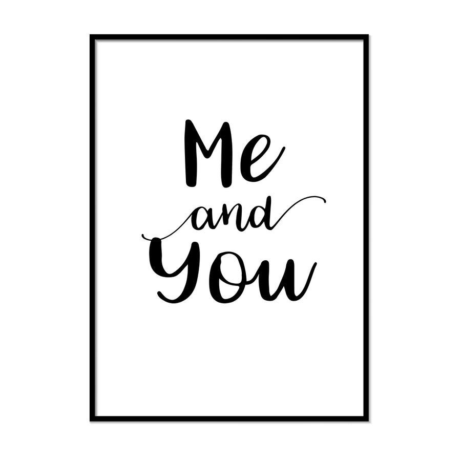 Me And You Poster - Printers Mews