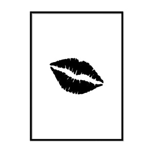 Kiss Lips Poster - Printers Mews
