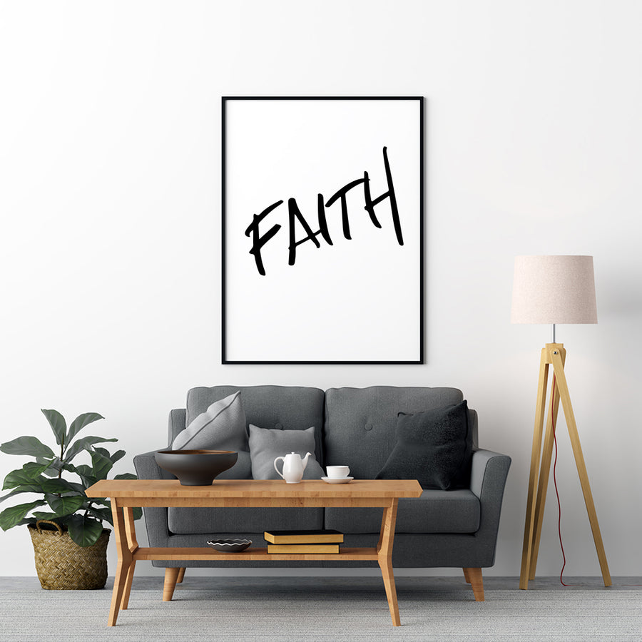 Faith Poster - Printers Mews