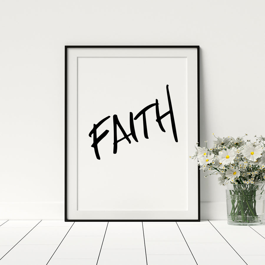 Faith Poster - Printers Mews