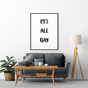Pj's All Day Poster - Printers Mews