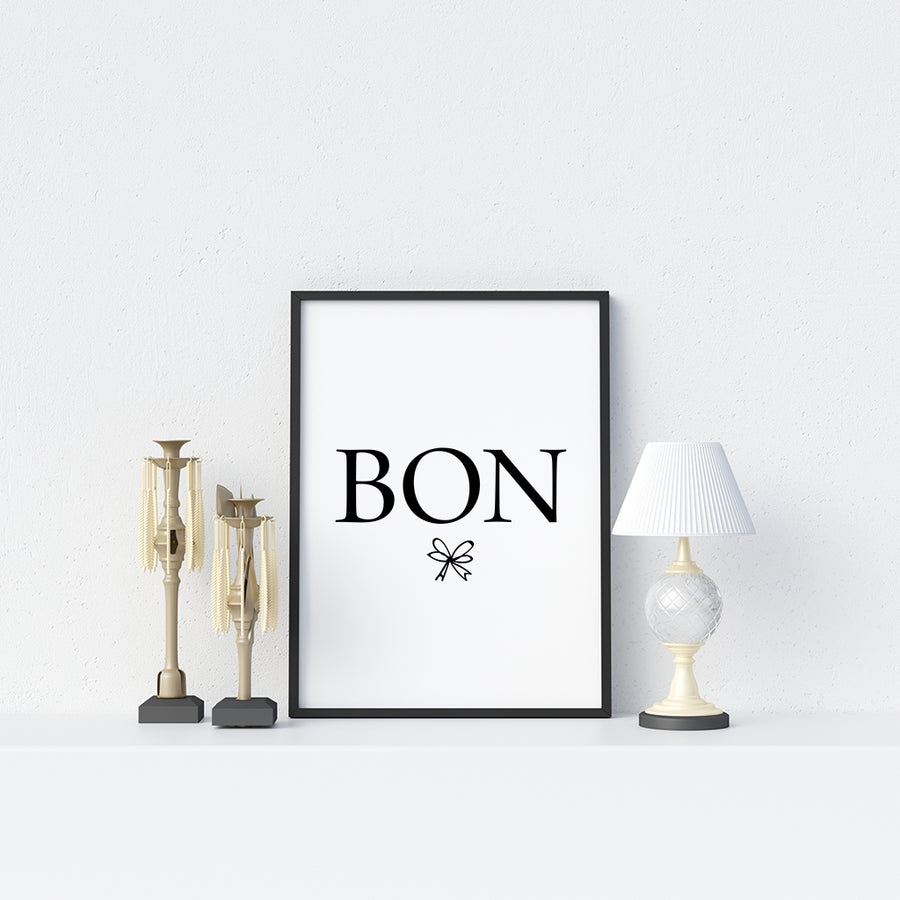 Bon Poster - Printers Mews