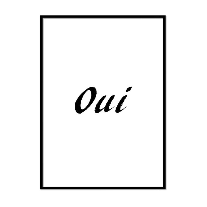 Oui Poster - Printers Mews