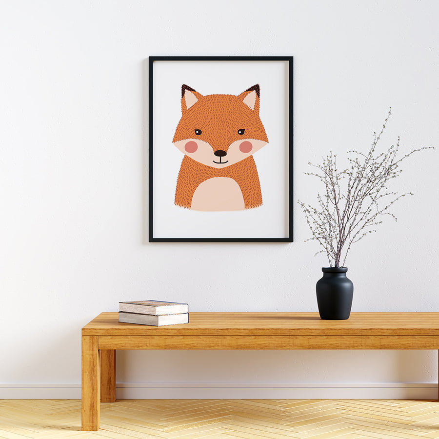 peekaboo animal prints Fox