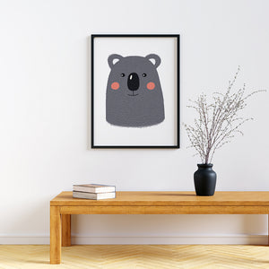 framed baby animal prints for nursery Koala