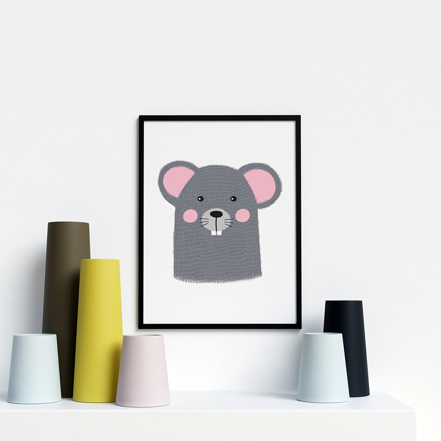 Mouse safari prints for nursery