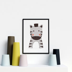 Zebra peekaboo animal prints