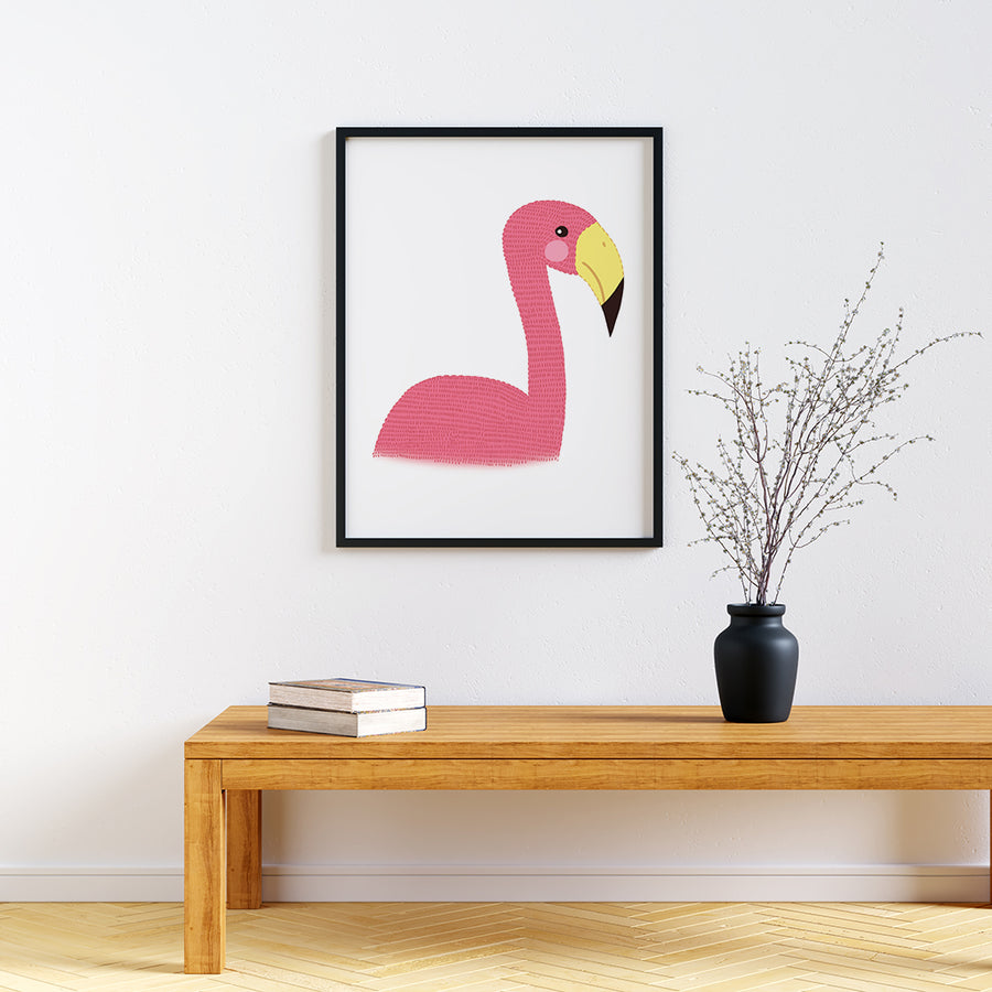 safari prints for nursery Flamingo