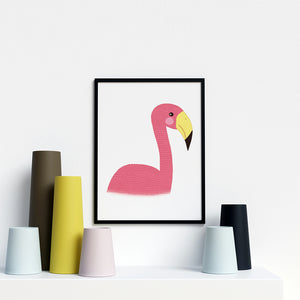 Flamingo Nursery Animal Prints