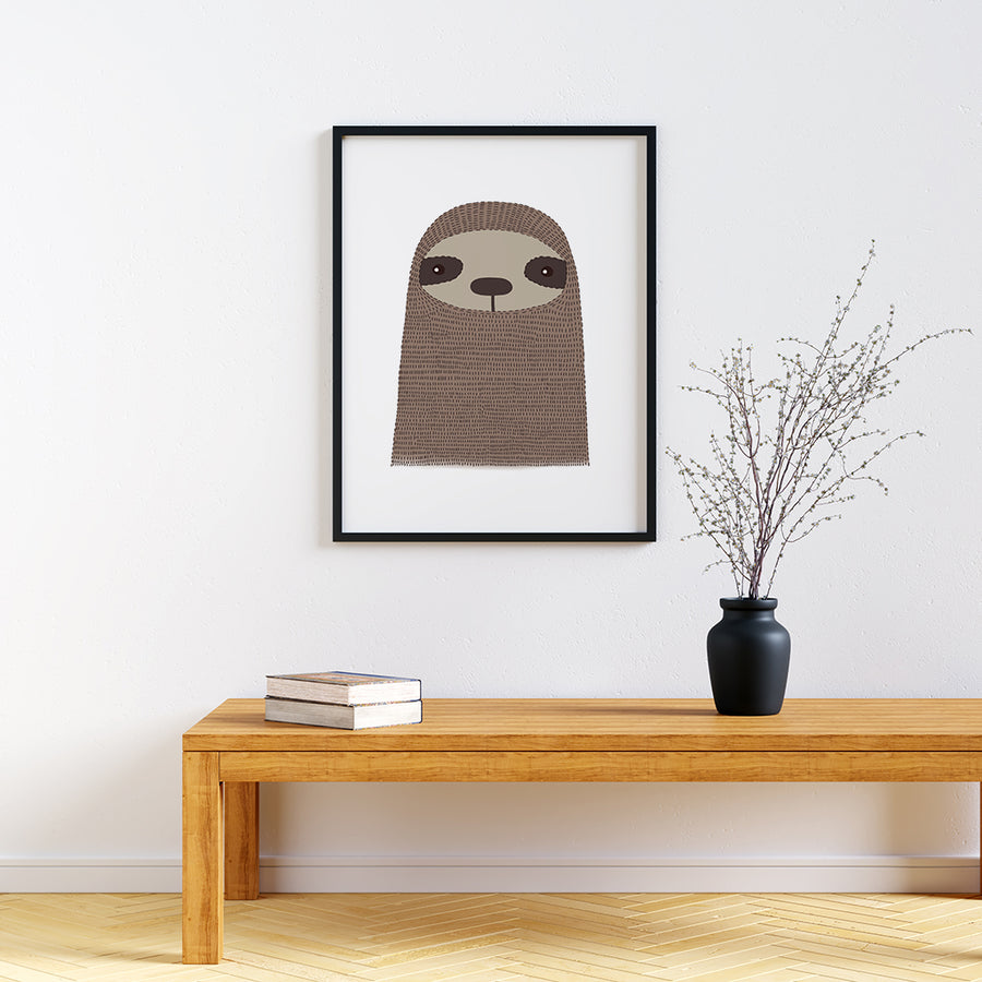 animal themed nursery pictures Sloth