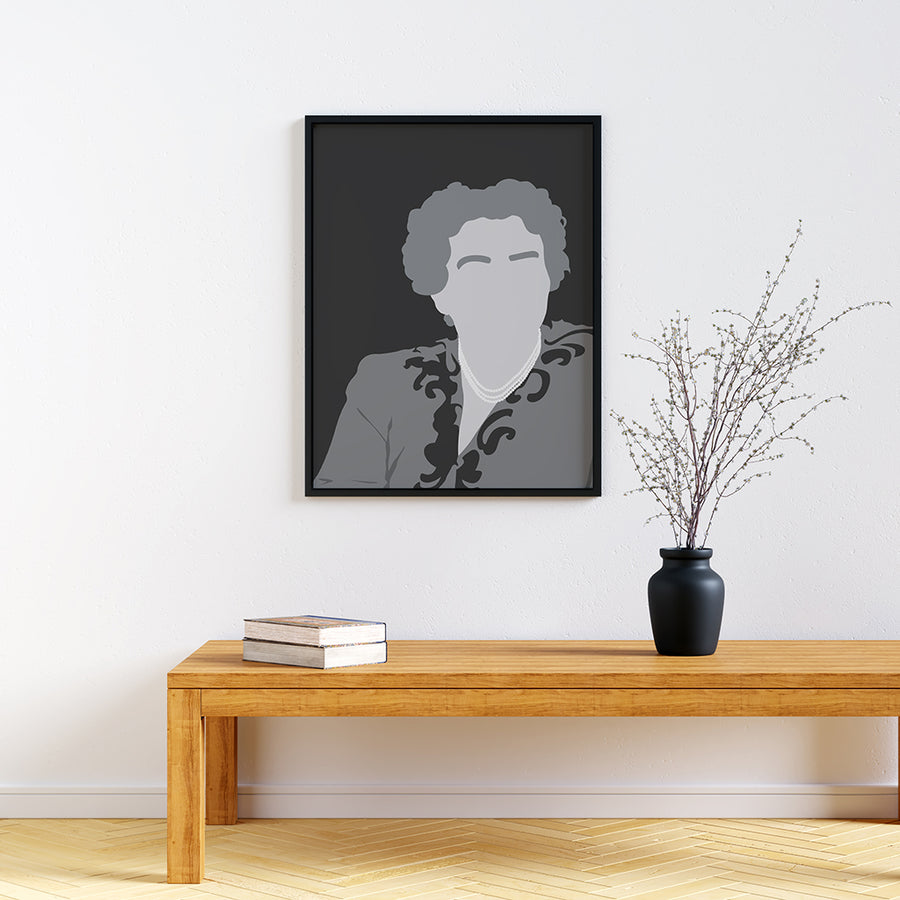 Eleanor Roosevelt Feminist Icon Print