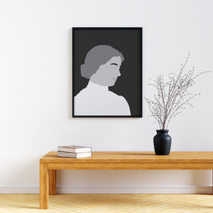 Helen Keller Feminist Icon Print