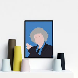Margaret Atwood Portrait Poster