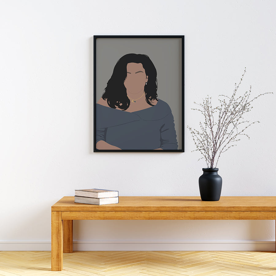 Michelle Obama Feminist Icon Print
