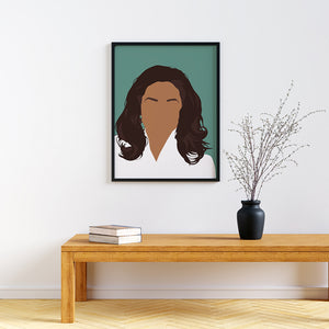Oprah Feminist Icon Print