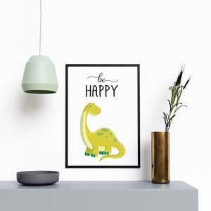 Be Happy Dinosaur - Printers Mews