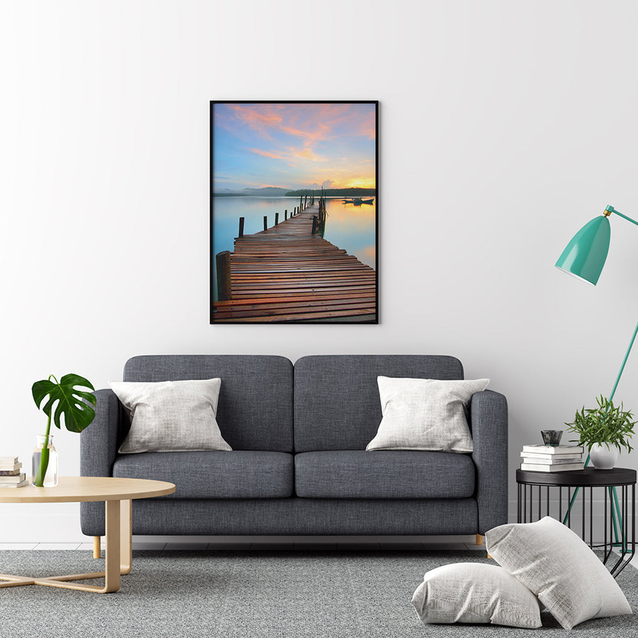 Pier Sunset At The Beach - Printers Mews