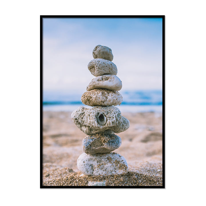 Stack Stones On The Beach - Printers Mews