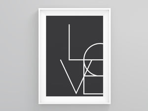 Love Love Wall Art Wall Art