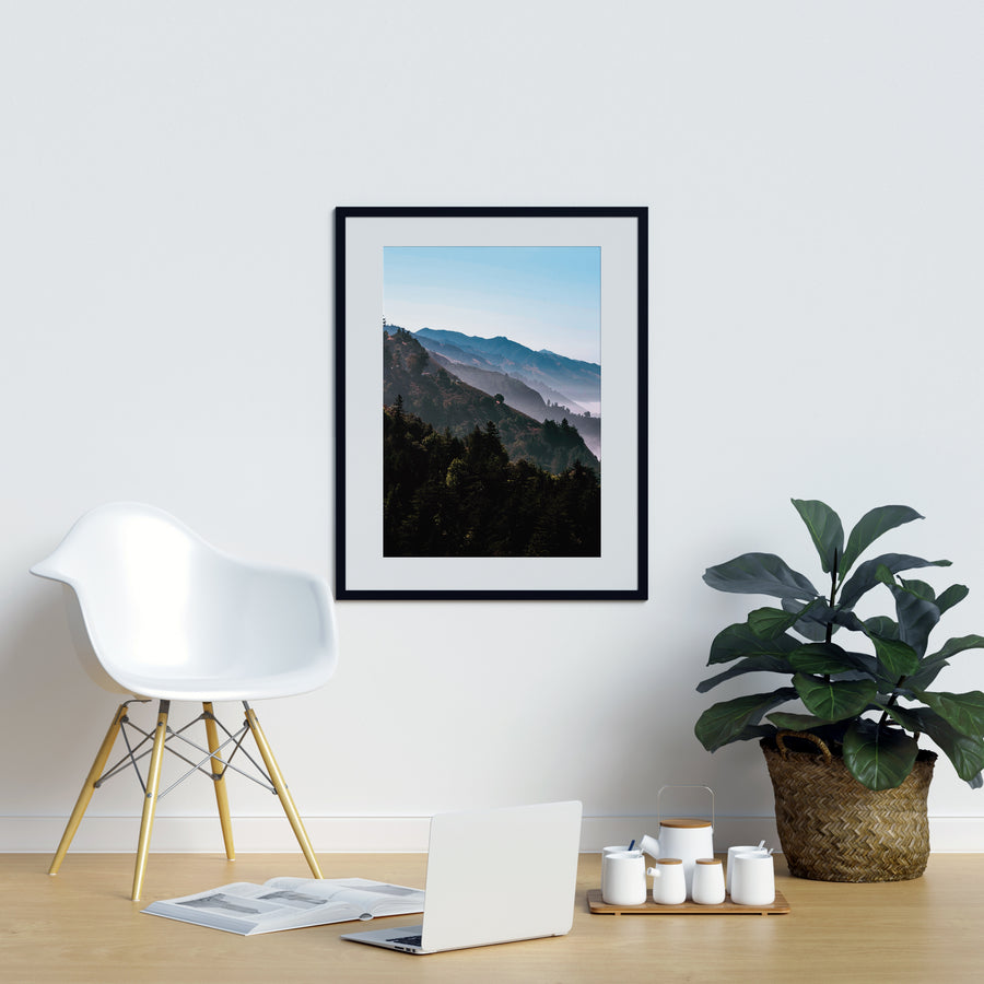 Mountain Layers Poster - Printers Mews