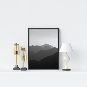 Mountain Gradient Poster - Printers Mews