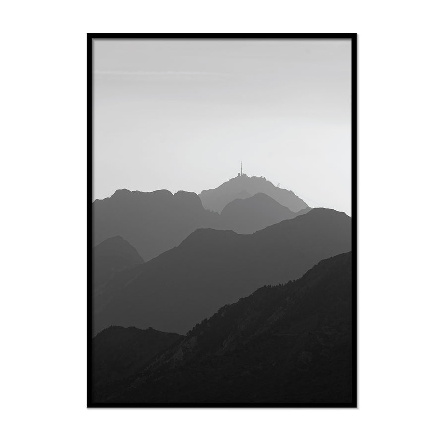 Mountain Gradient Poster - Printers Mews