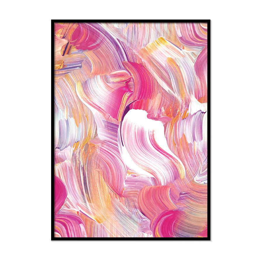 Irregular Pink Watercolor Shapes - Printers Mews