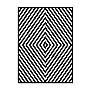 Black and White Rhombus - Printers Mews