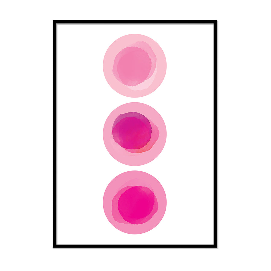 Pink Watercolor Trio - Printers Mews