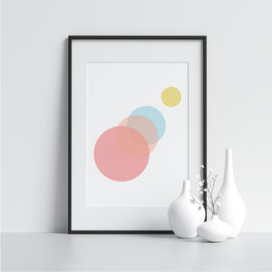 Soft Color Circles - Printers Mews