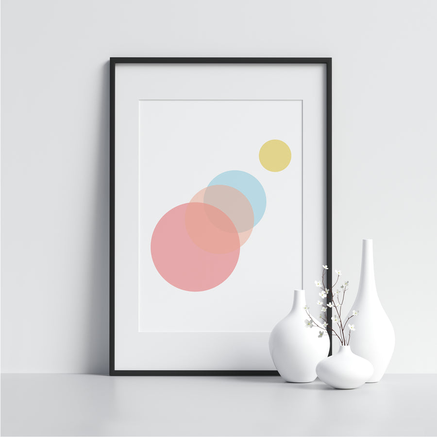 Soft Color Circles - Printers Mews