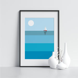 Boat Over the Sea - Printers Mews