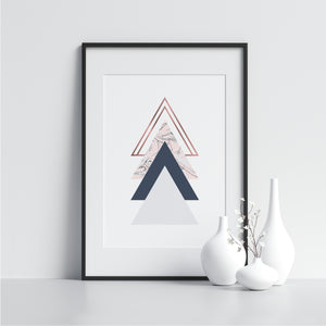 Triangles Lined Up - Printers Mews