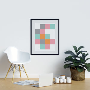 Coloured Squares - Printers Mews