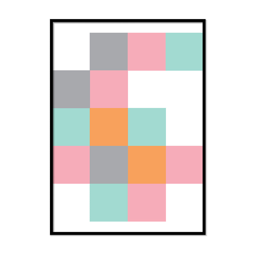 Coloured Squares - Printers Mews
