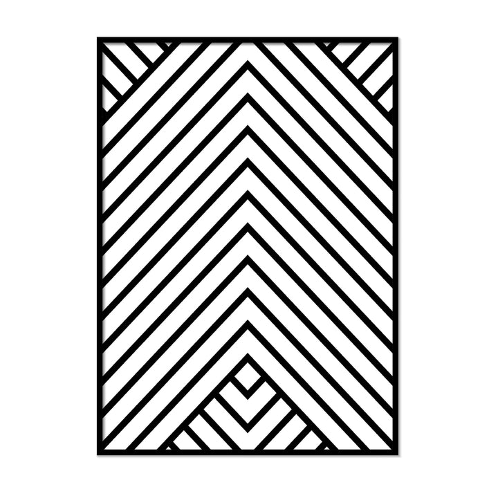 Black and White Lines - Printers Mews