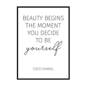 Decide to Be Yourself - Printers Mews