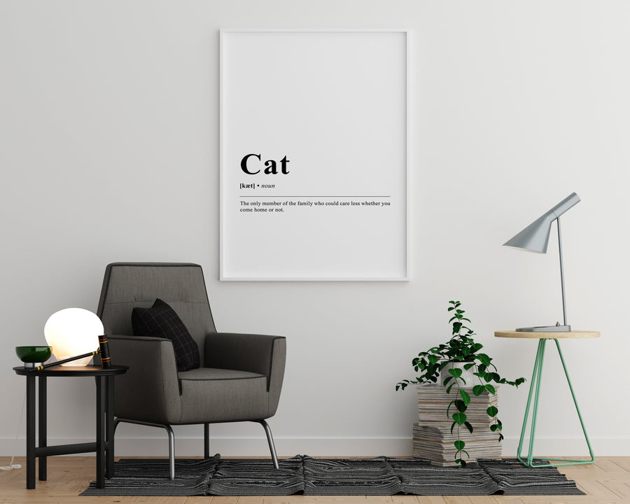 cat Definition Print