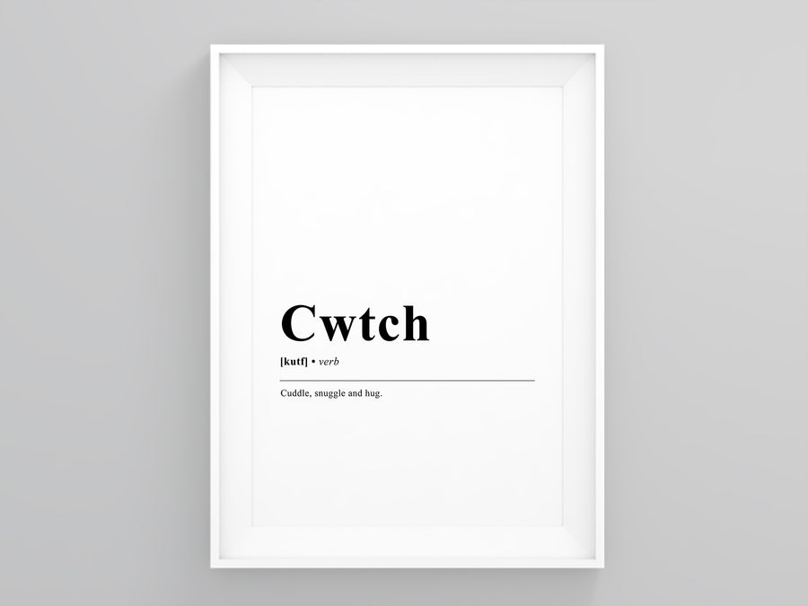 Cwtch Definition Print