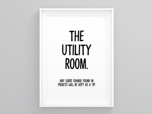The Utility Room Print