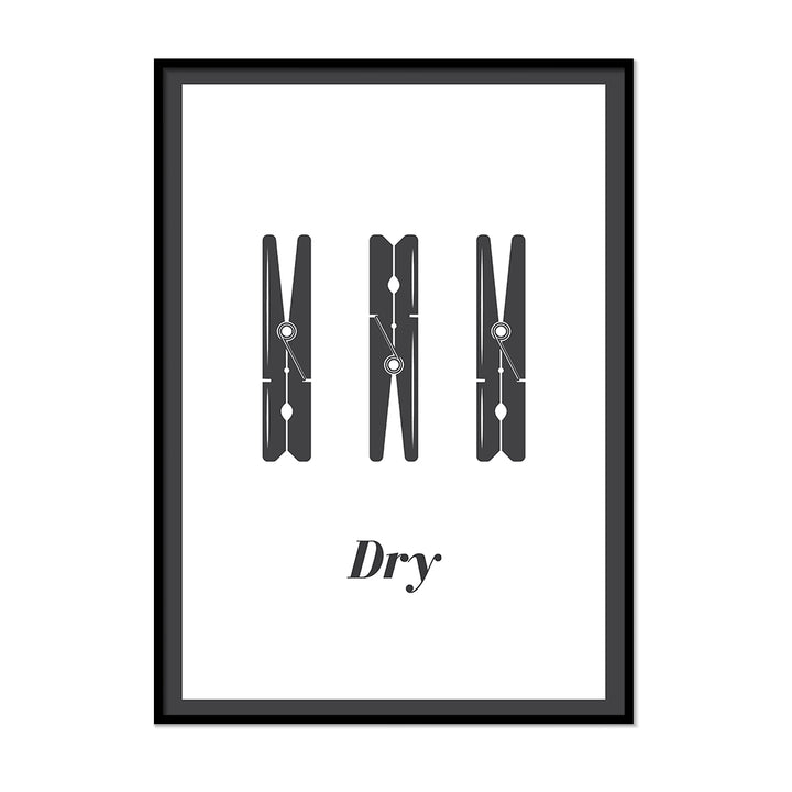 Dry Laundry Room Poster | Printers Mews