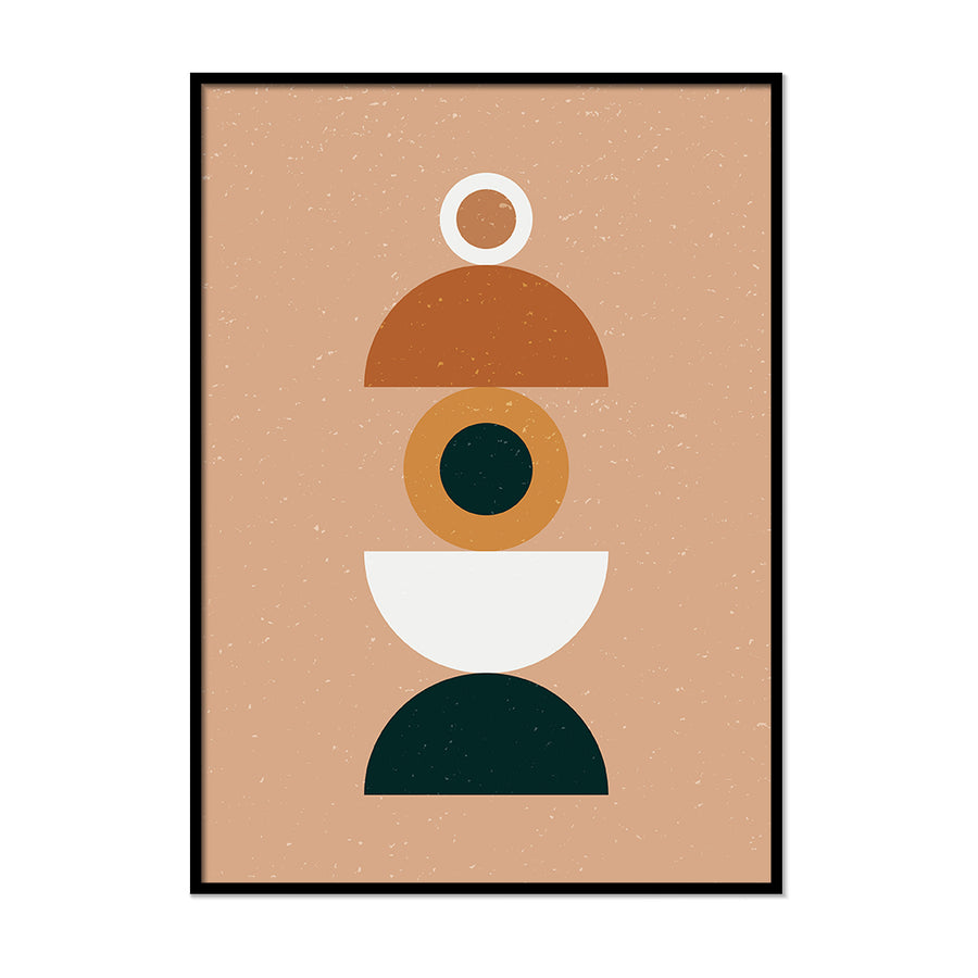 Abstract Terracotta Eye Poster | Printers Mews